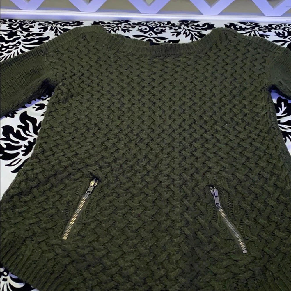 Green sweater